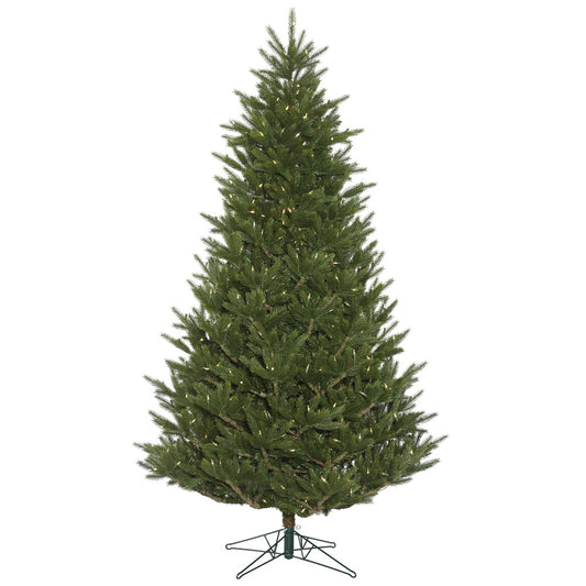 Vickerman 7.5' x 57" Fresh Fraser Fir Artificial Christmas Tree Warm White Dura-lit LED Lights