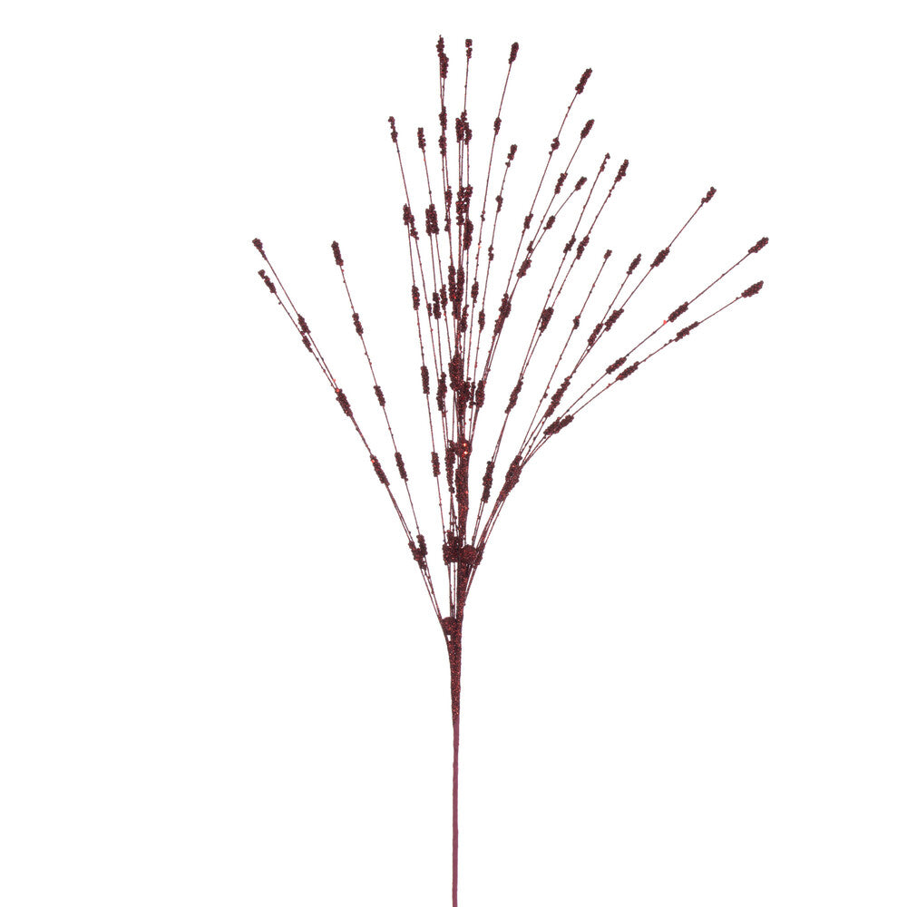 Vickerman 36" Burgundy Berry Glitter Spray 6 per bag.