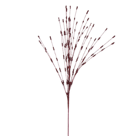 Vickerman 36" Burgundy Berry Glitter Spray 6 per bag.