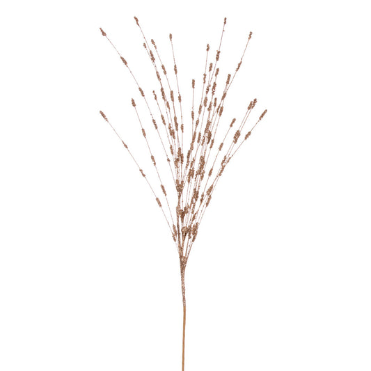 Vickerman 36" Rose Gold Berry Glitter Spray 6 per bag.