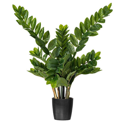 Vickerman 36" Potted Green Zamifolia Artificial Bush.