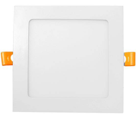 Westgate 12" Square Multi-Color Temp. Slim Recessed Light, 24W, 1800 Lumens ,2700K  3000K 3500K 4000K 5000K, Residential Lighting, 24W, 1800 Lumens, 27K/30K/35K/40K/50K, White Finish, TRIAC 10-100%