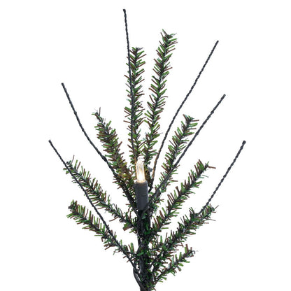 Vickerman 36" Vienna Twig Artificial Christmas Tree Warm White Dura-lit LED Lights