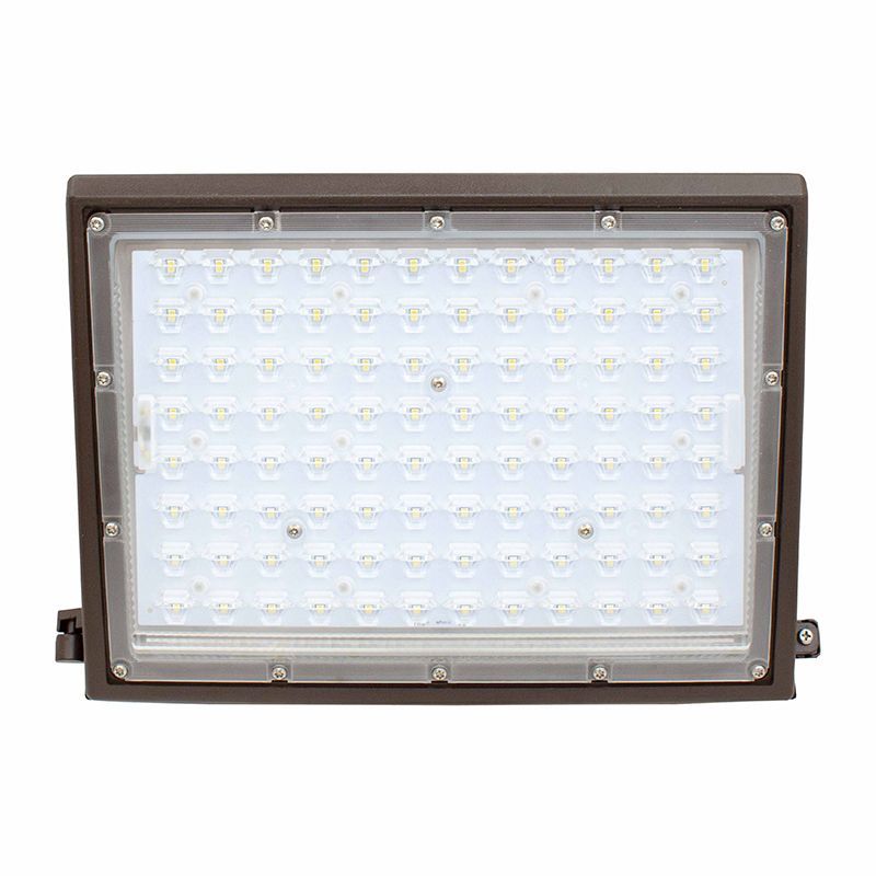 Westgate LED Non-Cutoff Wall Packs With Directional Optic Lens, Outdoor Lighting, 48W, 6240 Lumens, 4000K, Dark Bronze Finish