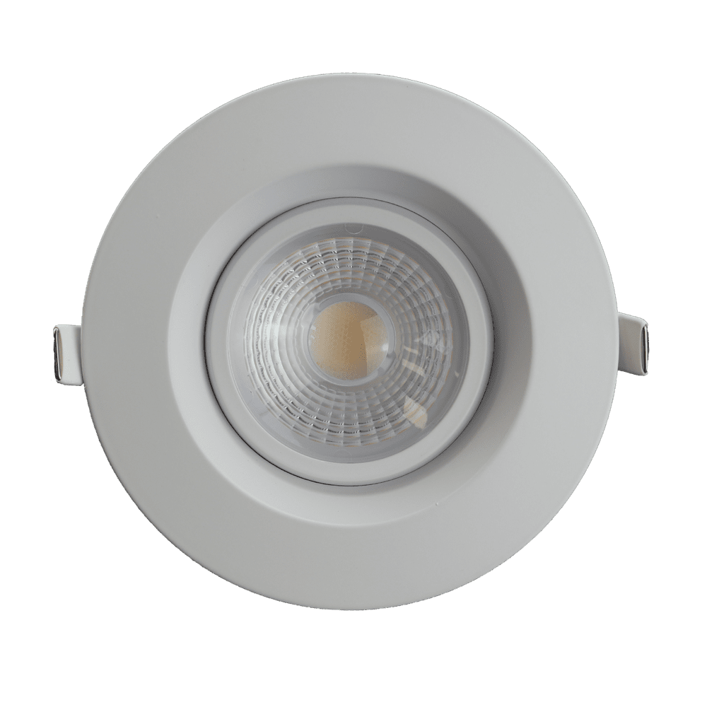 Goodlite LED 4 Inch Regress Round Gimbal Luminaire, Selectable Color Temperature