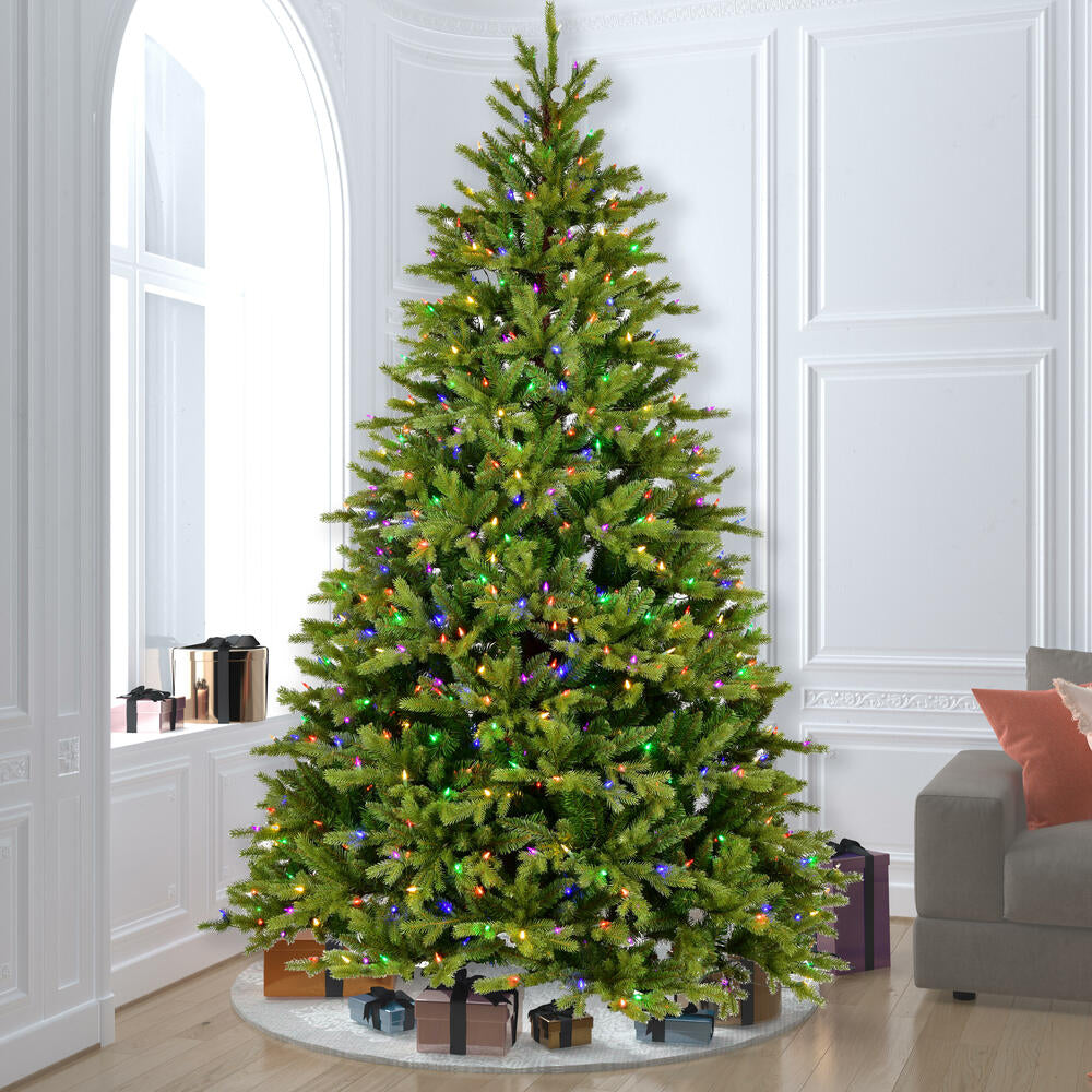 Vickerman 9' x 60" Porthill Pine Artificial Christmas Tree Multi-colored Dura-lit LED Lights