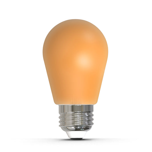 Bulbrite 776151 25-Watt Equivalent Ceramic Amber Color S14 Weatherproof Outdoor E26 Medium Base LED Light Bulb