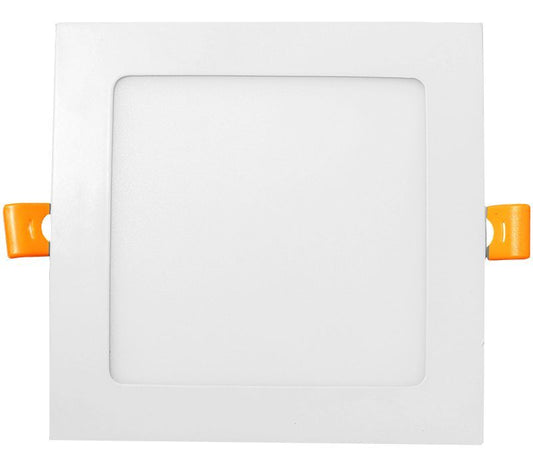 Westgate 6"" Square Multi-Color Temp. Slim Recessed Light, 15W, 1125 Lumens , 700K 3000K 3500K 4000K 5000K, Residential Lighting, 15W, 1125 Lumens, 27K/30K/35K/40K/50K, White Finish, TRIAC 10-100%