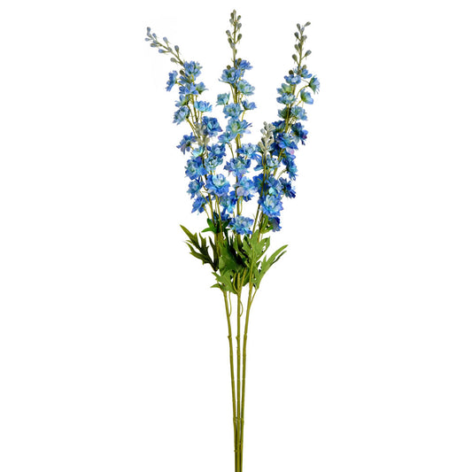 Vickerman 33.5" Artificial Blue Wild Lupine Spray. Includes 3 sprays per pack.