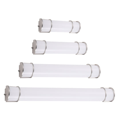ASD Lighting LED Vanity linear 18inch 20W 120V Triac 3000/4000/5000K Nickel ETL 2 pack