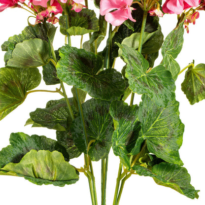 Vickerman 19 5" Artificial Coral Geranium Bush.