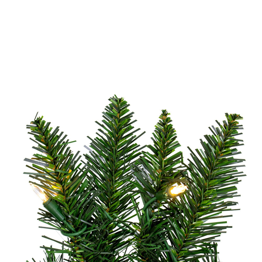 Vickerman 9' Camdon Fir Artificial Christmas Garland Warm White LED Mini Lights