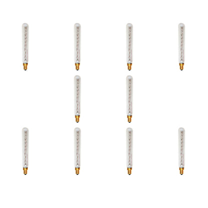 BULBRITE INCANDESCENT T6.5 CANDELABRA SCREW (E12) 9W DIMMABLE LIGHT BULB 2700K/WARM WHITE 10PK (707503)