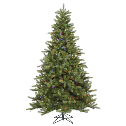 Vickerman 7.5' King Spruce Artificial Christmas Tree Multi-Colored Dura-Lit® LED Lights