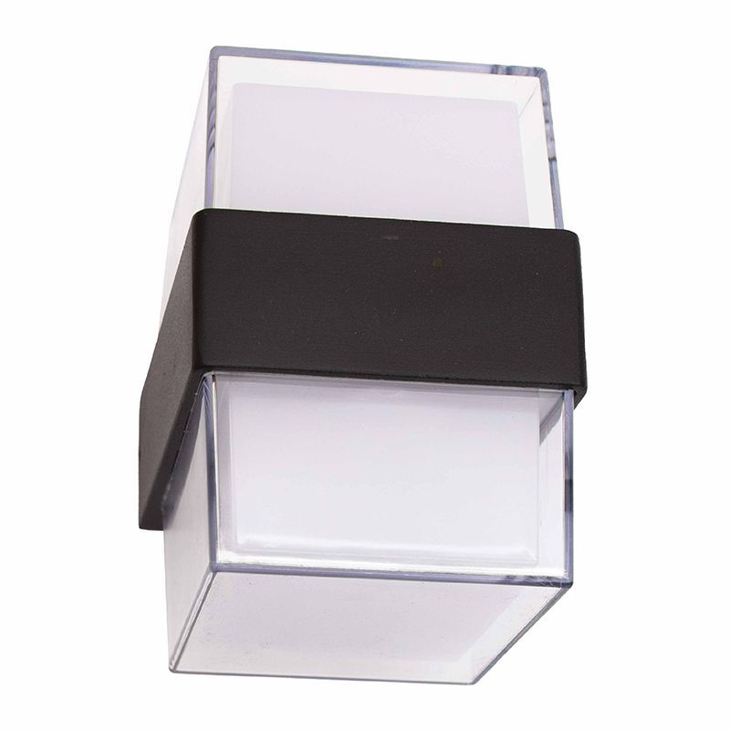 Westgate 12V 3W+3W Mini Square Wall Sconce MCT 30/40/50K, Orb, Landscape Lighting , 6W, 400 Lumens, 30K/40K/50K, Oil-Rubbed Bronze Finish