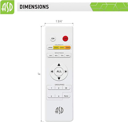 ASD Lighting Handheld remote for Color Changing