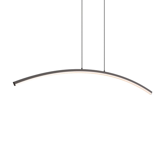 DALS Lighting Sway 36 and 48 Inch 5 CCT Curved LED Pendant