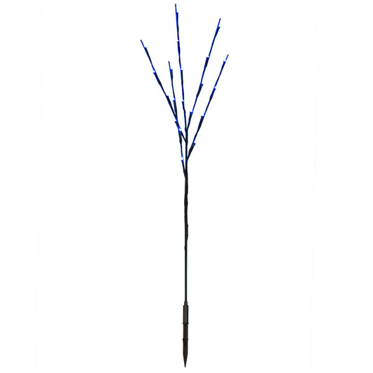 Vickerman 60 Teal LED Twig Light Set on Brown Wire Pack of 3.