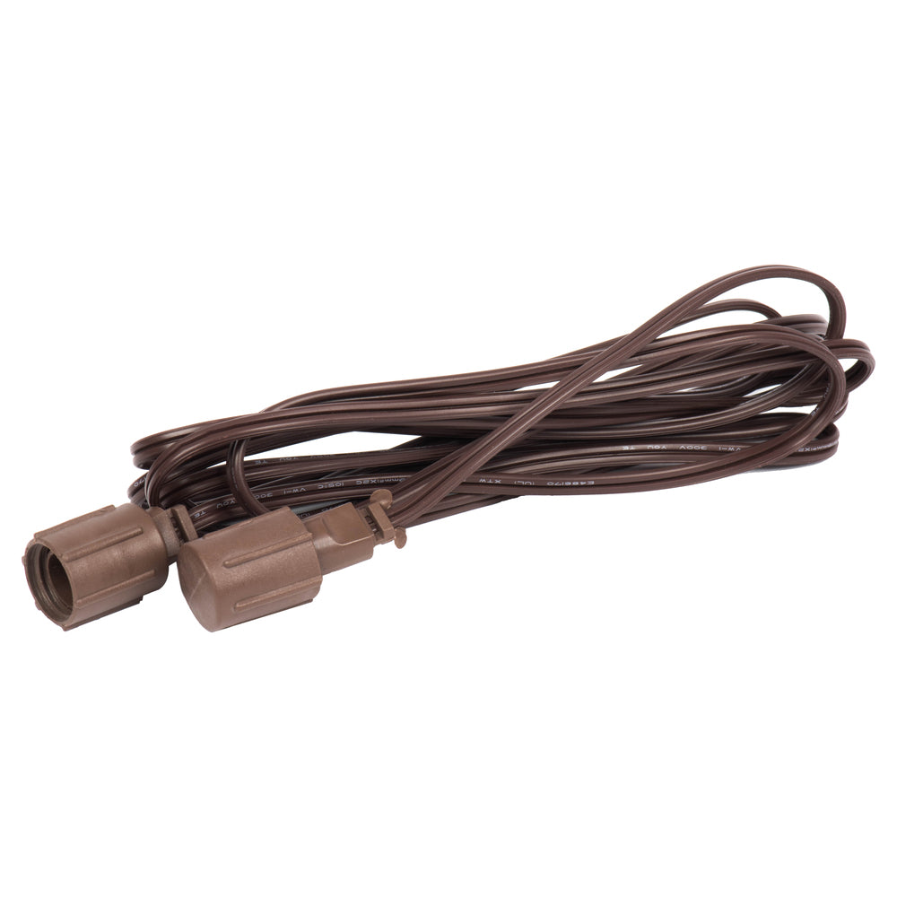 Vickerman 10' Coaxial Extension Cord for X6B6601PBG 50Lt Coaxal LED Set 4/Bag. Brown Wire.