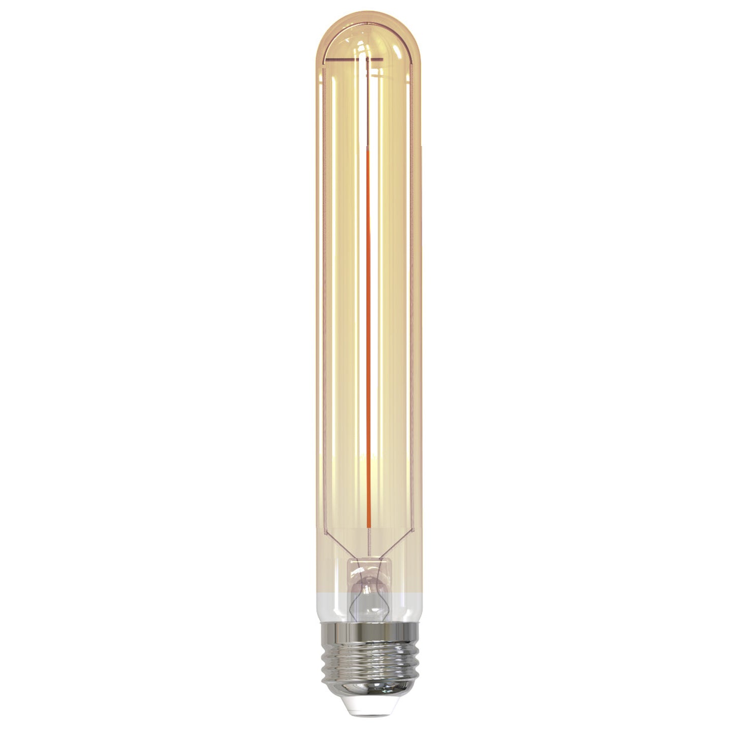 Bulbrite LED Filament 5 Watt Dimmable 7.5 Inch T9 Light Bulb with Antique Glass Finish and Medium (E26) Base - 2100K (Amber Light), 250 Lumens