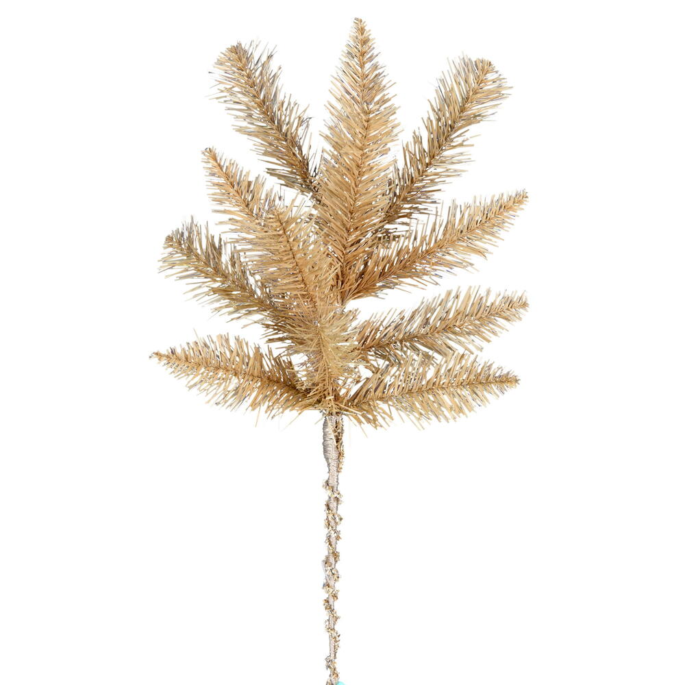 Vickerman 18" Gold Fir Artificial Christmas Spray. Includes 6 sprays per pack.