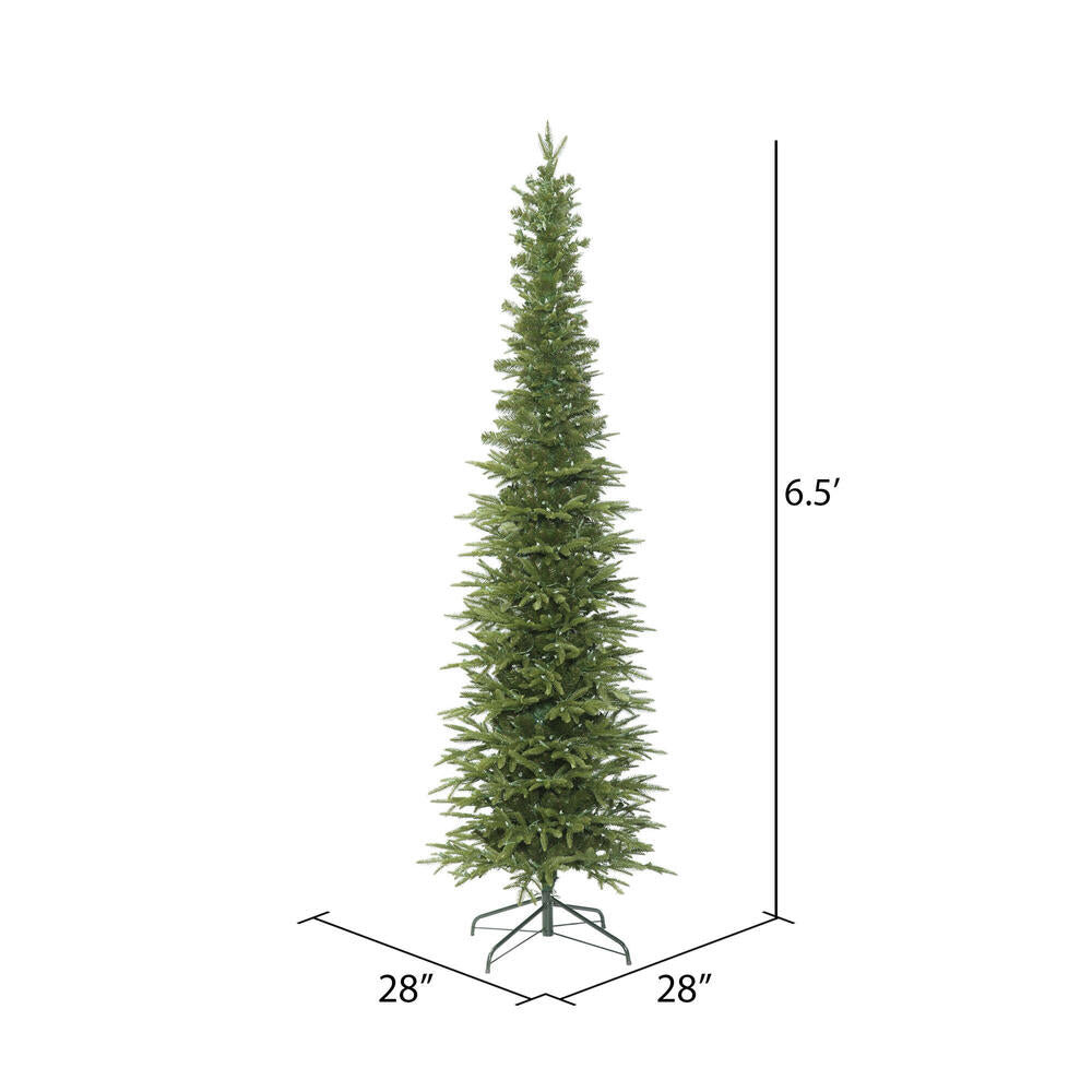 Vickerman 6.5' Bixley Pencil Fir Artificial Christmas Tree Unlit