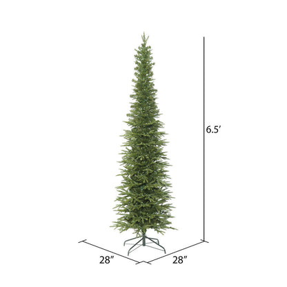 Vickerman 6.5' Bixley Pencil Fir Artificial Christmas Tree Unlit
