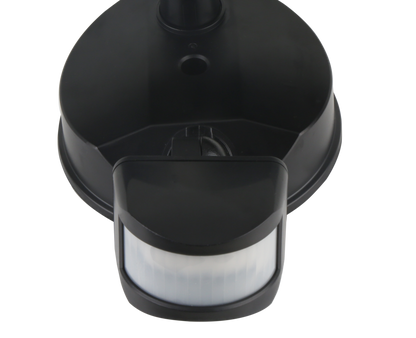 ASD Lighting LED Security Floodlight 2 square heads 20W 120V Non-Dimmable 2700/3000/3500/4000/5000K with 180° Motion Sensor and Photocell Black UL DLC Premium