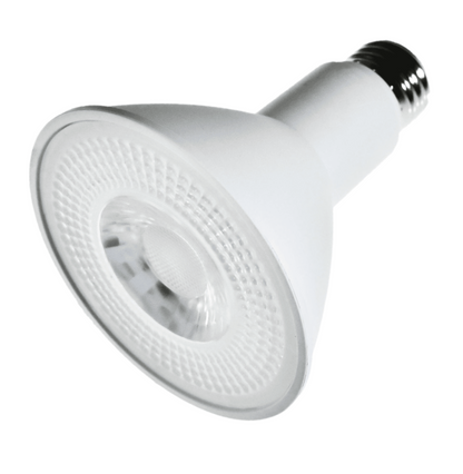 Damar PAR30 LED Long Neck Flood Light Bulb 8W 800 Lumen E26 Medium Base 3000K Soft White Ideal for Track & Recessed Spot Light Bulbs 120V CRI80 40° Beam Angle White Finish Pack of 6