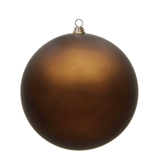 Vickerman 15.75" Mocha Matte UV  Ball Ornament
