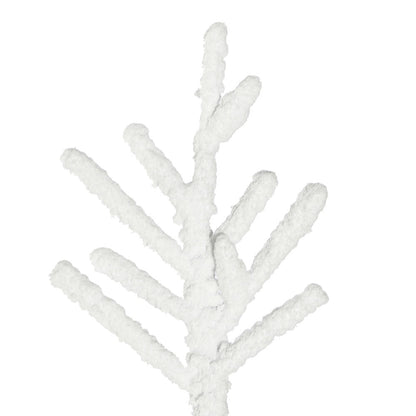 Vickerman 6' x 26" Flocked Kuna Pine Artificial Christmas Tree Unlit
