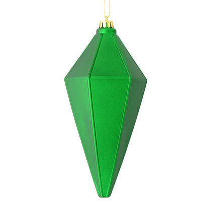 Vickerman 7" Green Matte Lantern Christmas Ornament 4 per Bag