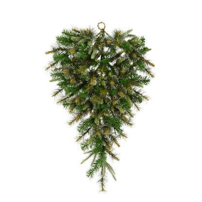 Vickerman 36" Cashmere Artificial Christmas Teardrop Unlit