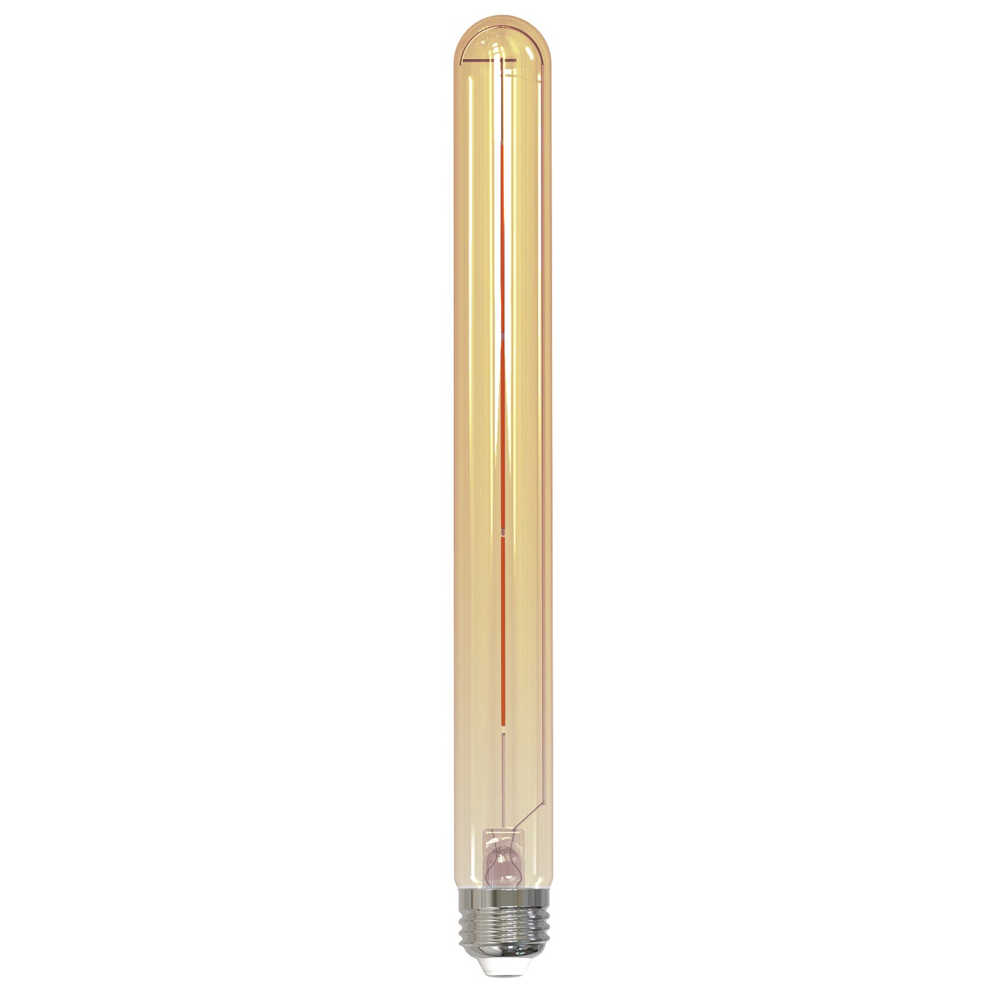 Bulbrite LED Filament 5 Watt Dimmable 11 Inch T9 Light Bulb with Antique Glass Finish and Medium (E26) Base - 2100K (Amber Light), 300 Lumens