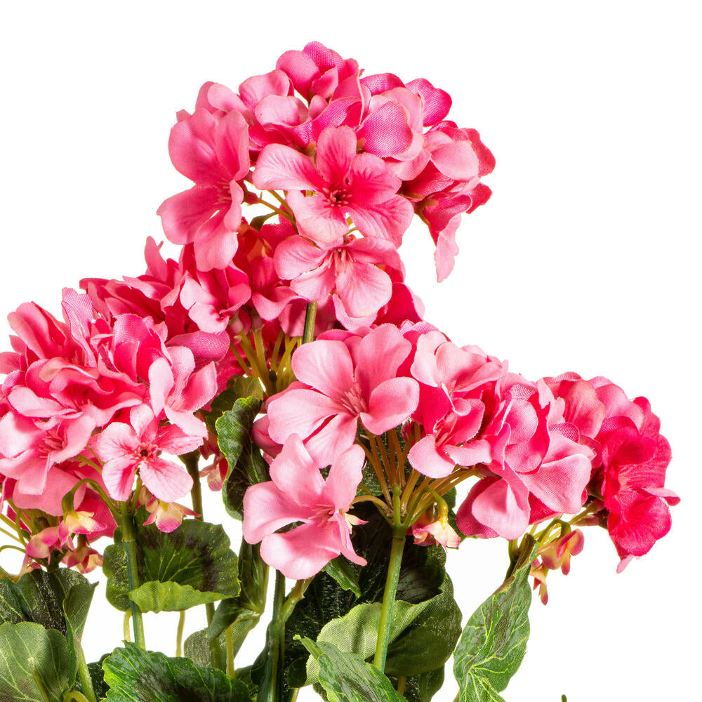 Vickerman 19 5" Artificial Coral Geranium Bush.