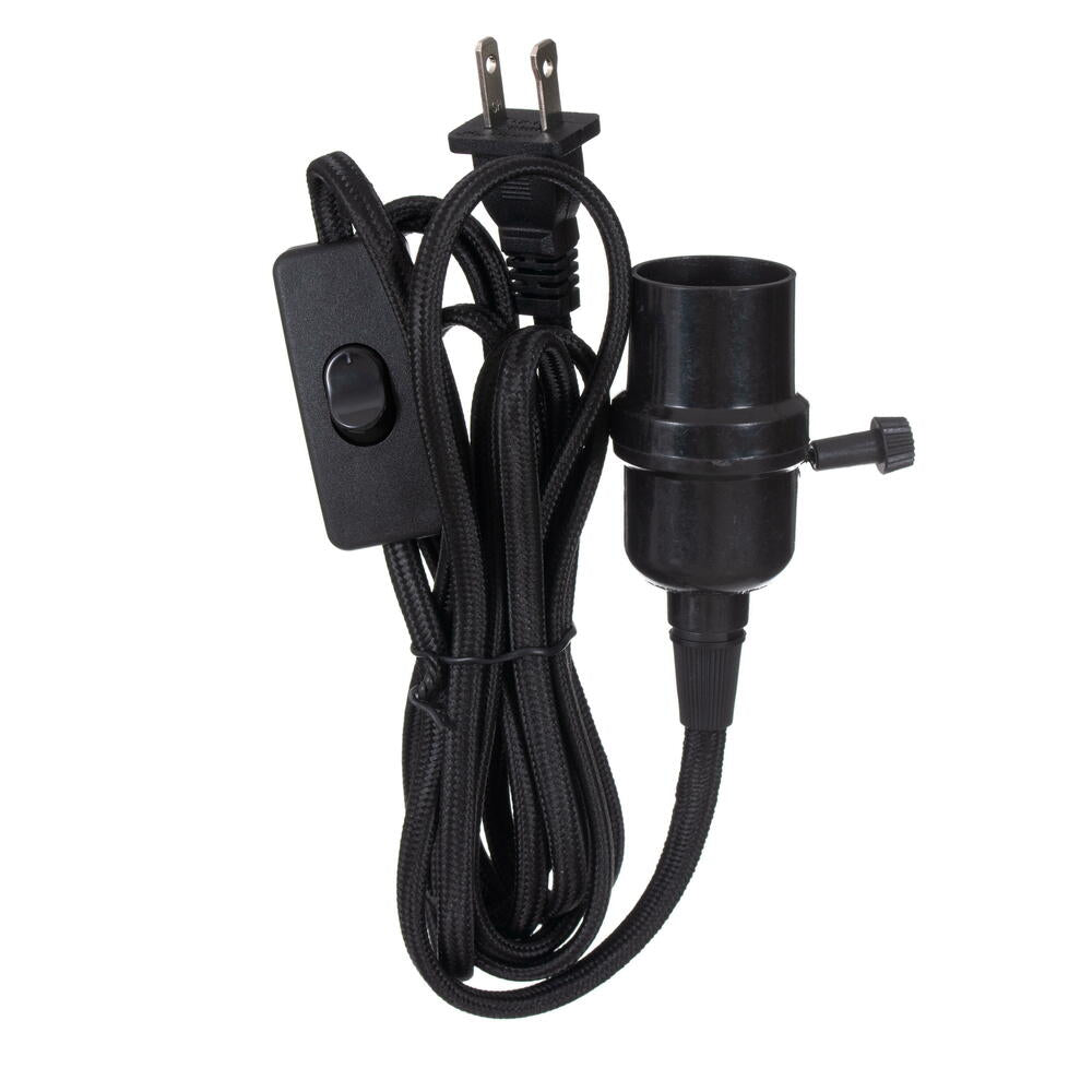 Vickerman E26 Black Socket Wire 8' Cord