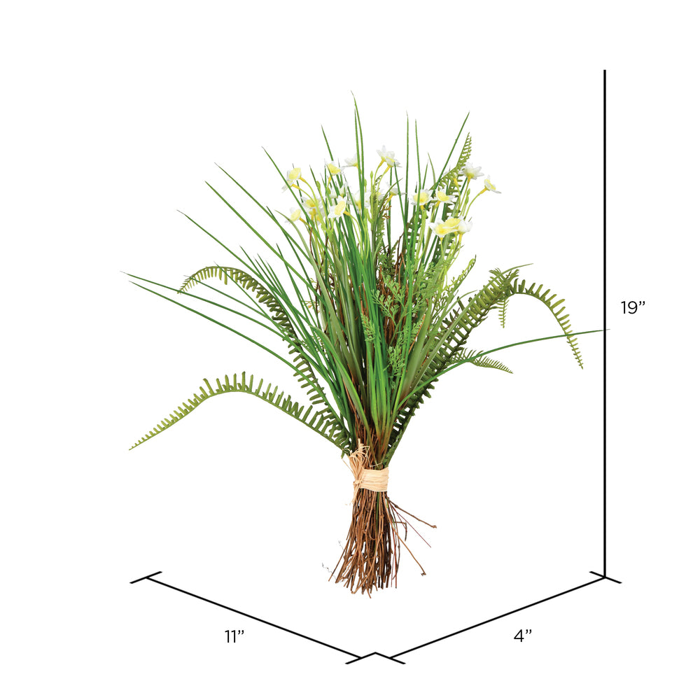 Vickerman 19" Artificial Daffaodil Bush.