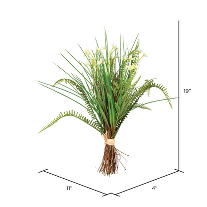 Vickerman 19" Artificial Daffaodil Bush.