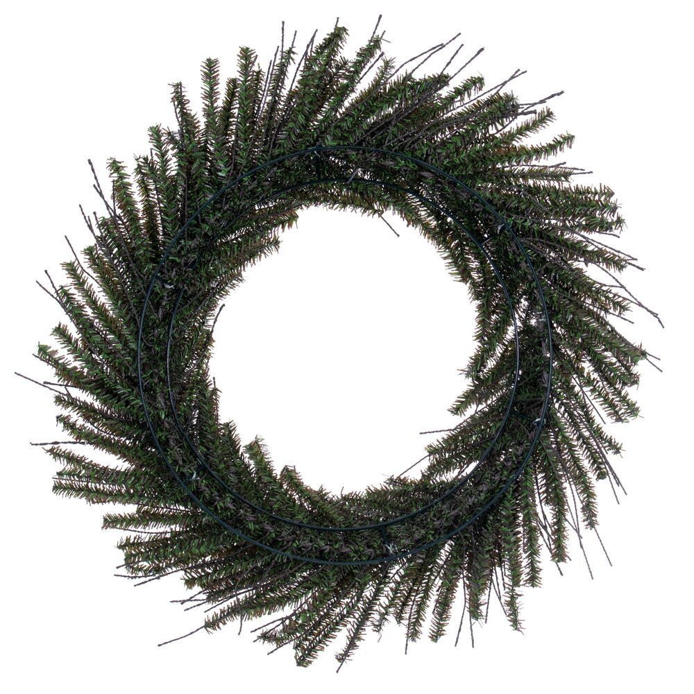 Vickerman 24" Vienna Twig Artificial Christmas Wreath Unlit