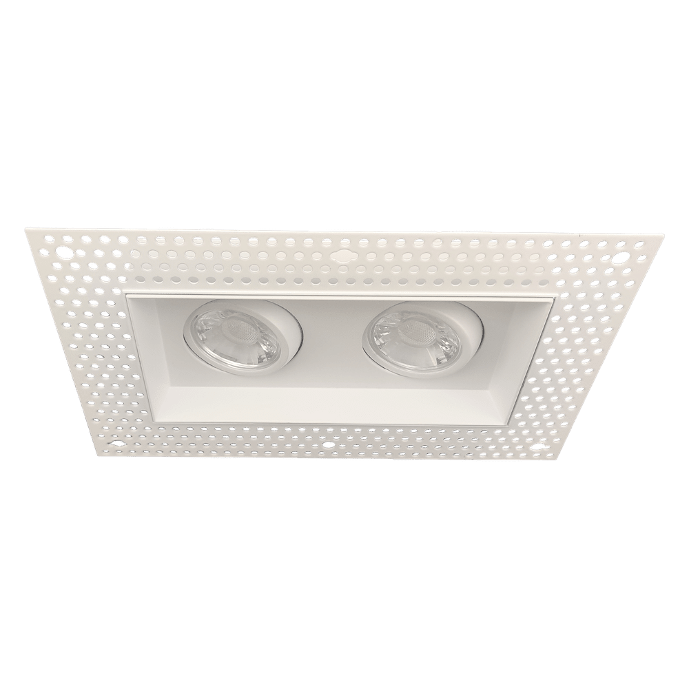 Goodlite 3 Inch Trimless LED Double Gimbal Fixture, Selectable Color Temperature, 27,30,35,41,50K