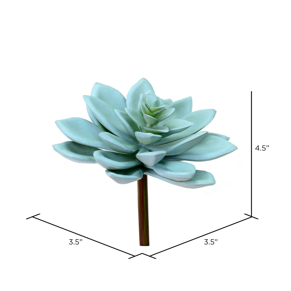 Vickerman 4.5" Artificial Green Graptoveria Titubans Pick Set of 3