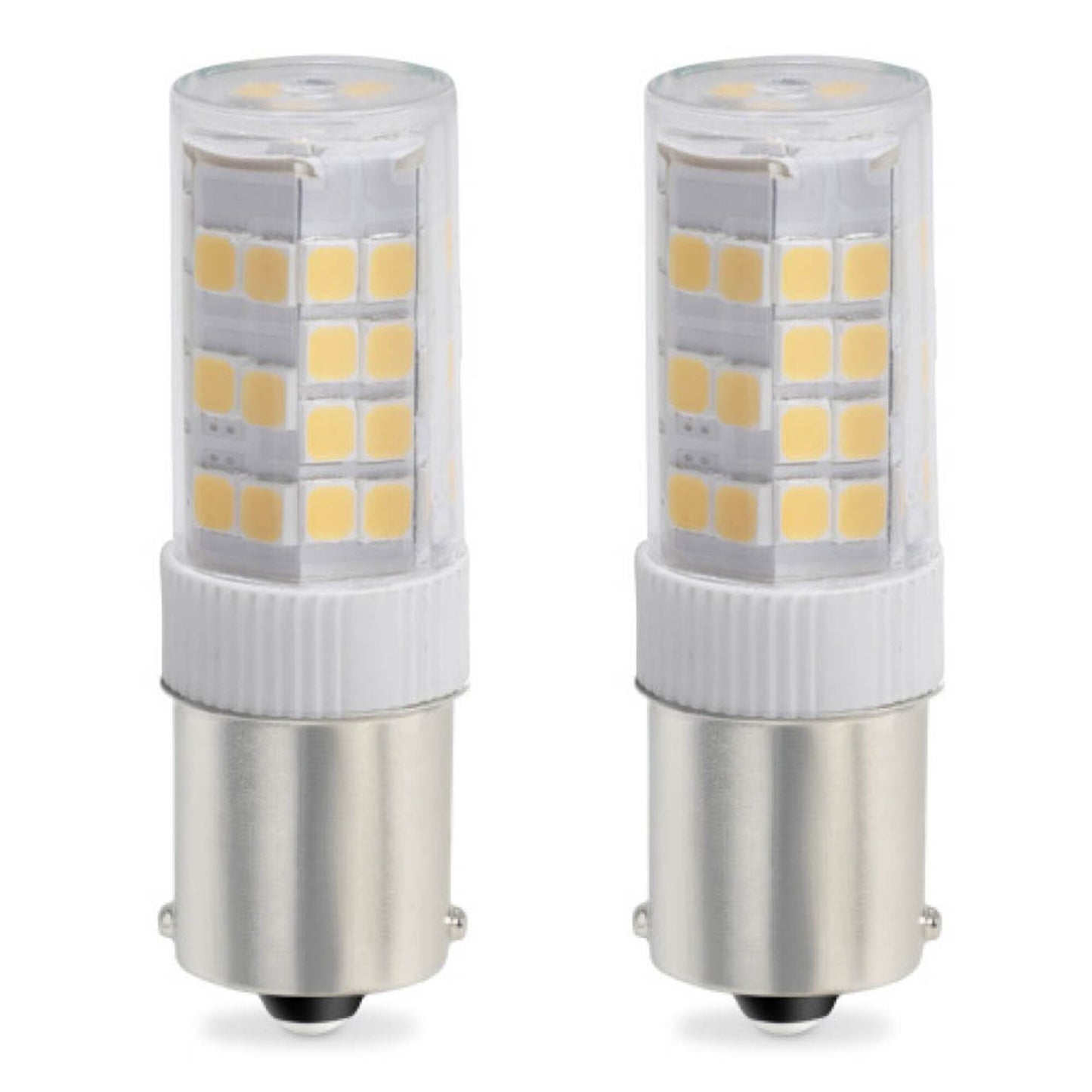 BULBRITE LED T4 SINGLE-CONTACT BAYONET (BA15s) 4.5W DIMMABLE LIGHT BULB 3000K/SOFT WHITE 35W INCANDESCENT EQUIVALENT 2PK (770617)