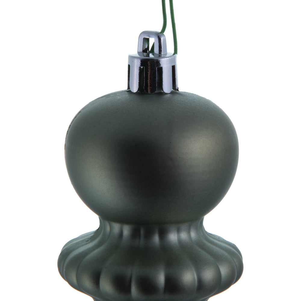 Vickerman 14" Wrought Iron Matte Finial Drop UV