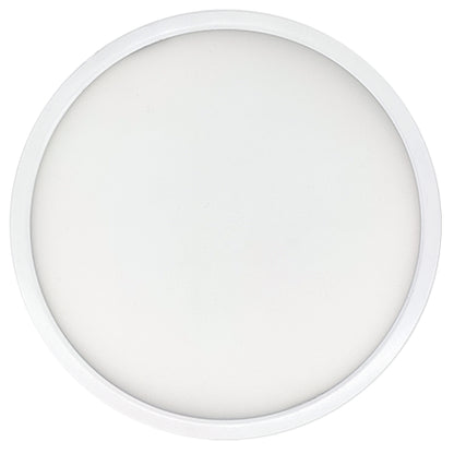 Bulbrite 773607 7 in.Round 10.3-Watt 5 Color Selectable LED Flush Mount Light, 1150 Lumens, White