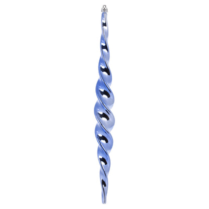 Vickerman 14.6" Periwinkle Spiral Icicle 2/Bx