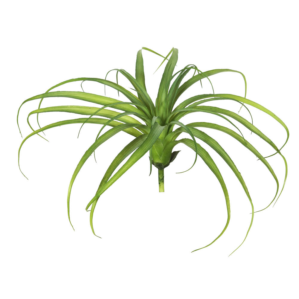Vickerman 14" Artificial Green Grass Stem Set of 3