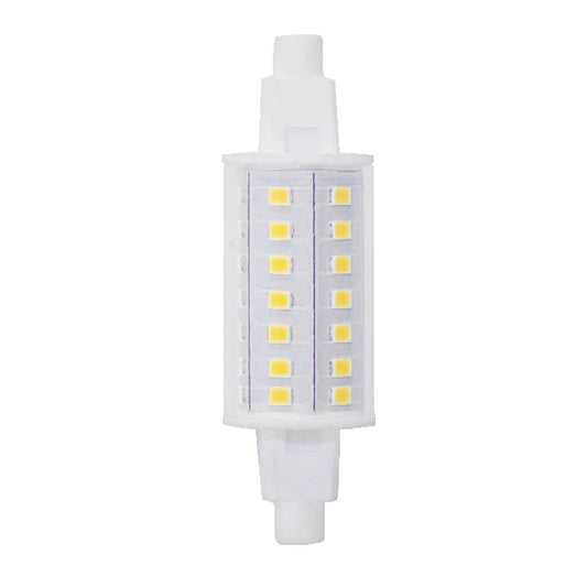 BULBRITE LED J-TYPE RECESSED SINGLE CONTACT (R7S) 6W DIMMABLE CLEAR LIGHT BULB 3000K/SOFT WHITE LIGHT 50W EQUIVALENT