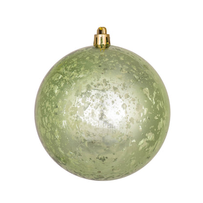 Vickerman 4.75" Celadon Shiny Mercury Ball Ornament 4 per bag.