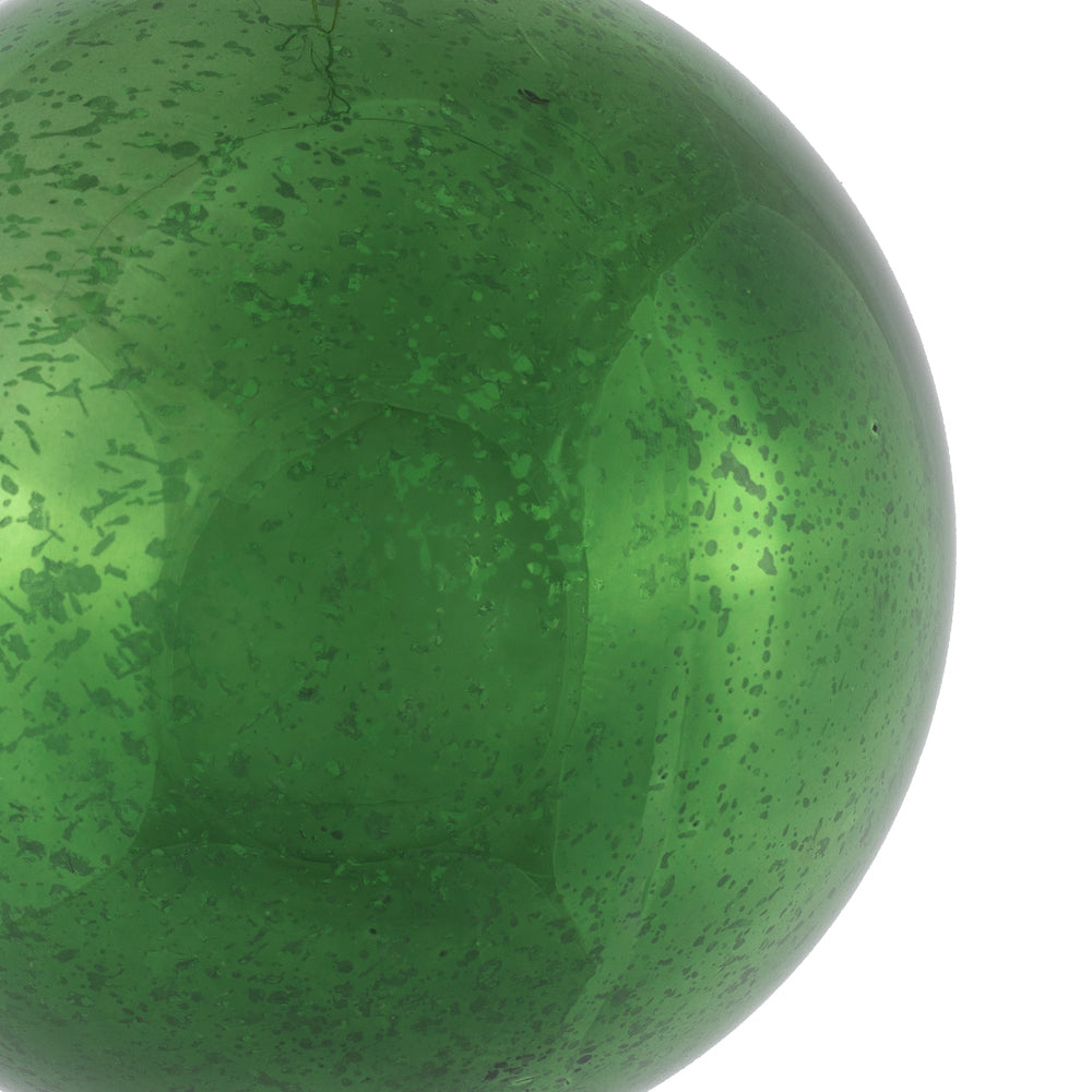 Vickerman 4.75" Emerald Shiny Mercury Ball Ornament 4 per Bag