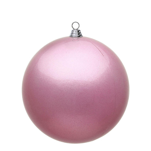 Vickerman 15.75" Pink Shiny UV Treated Ball Ornament.